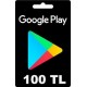 Google Play hediye kartı - 100 TL