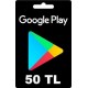 Google Play hediye kartı - 50 TL