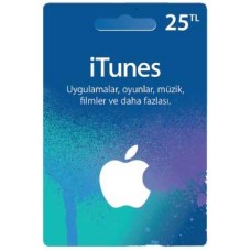 iTunes hediye kartı - 25 TL