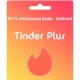 Tinder Plus ve Süper Like hediye kartı - 50 TL (android)